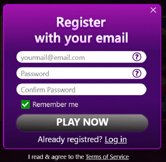 Gambino Slots registration process Gambino Slots registration process
