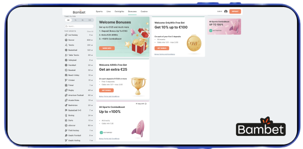 Bambet vedonlyöntibonus Bambet vedonlyöntibonus