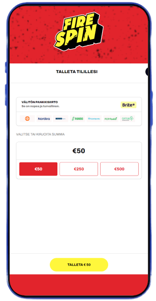 FireSpin Casino talletus FireSpin Casino talletus