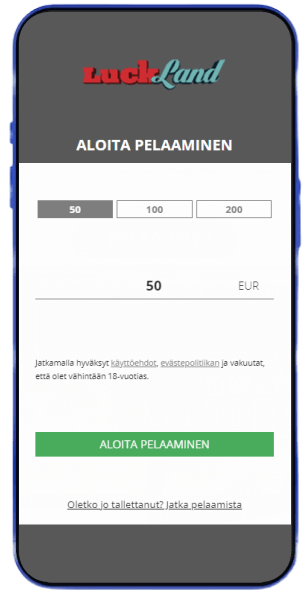 Luckland Casino talletus Luckland Casino talletus