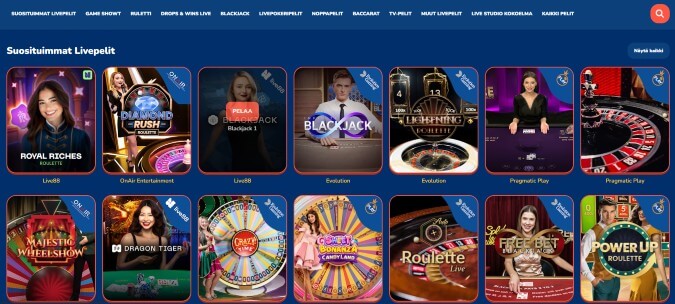 Buusti Live Casino Buusti Live Casino