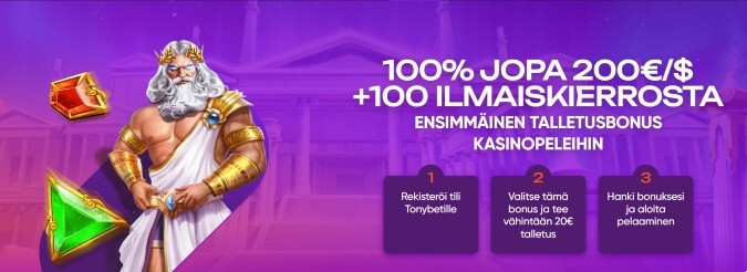 TonyBet Casino bonus TonyBet Casino bonus