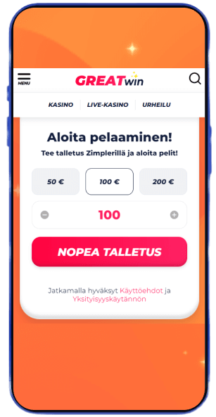 GreatWin Casino talletus GreatWin Casino talletus