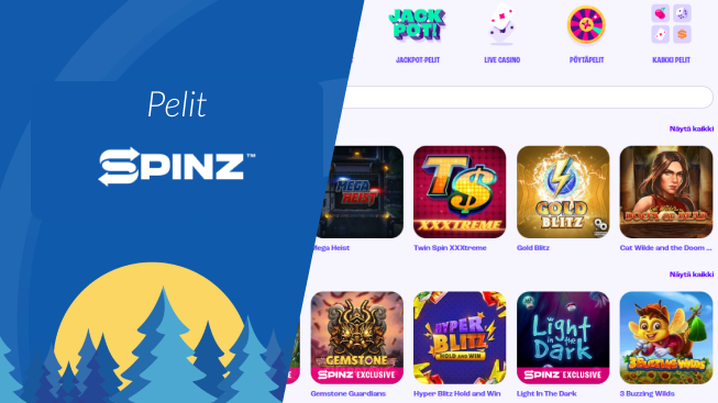 Spinz Casino pelit Spinz Casino pelit
