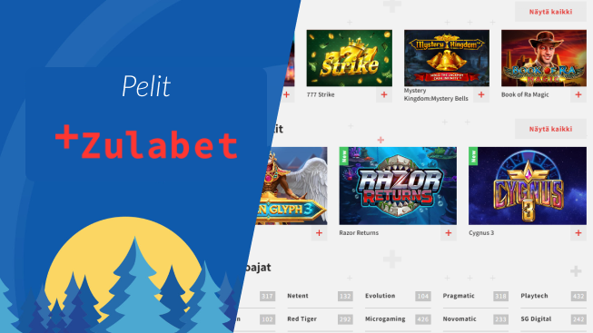 Zulabet Casino pelit Zulabet Casino pelit