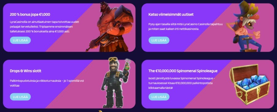 Lyra Casino kampanjat Lyra Casino kampanjat