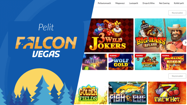 Falcon Vegas Casino pelit Falcon Vegas Casino pelit