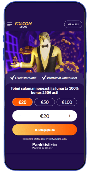 Falcon Vegas Casino talletus Falcon Vegas Casino talletus