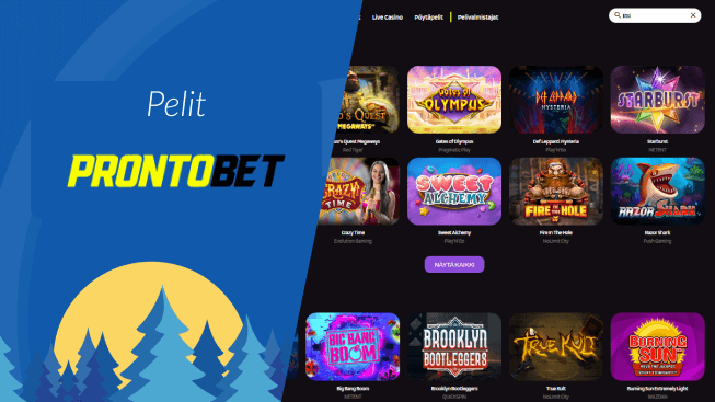 ProntoBet Casino pelit ProntoBet Casino pelit