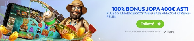 Lempi Kasino bonus antaa ensitalletukselle 400€ ja 50 ilmaiskierrosta. Lempi Kasino bonus antaa ensitalletukselle 400€ ja 50 ilmaiskierrosta.