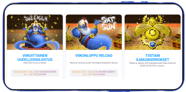RoyalSpin Casino tarjoukset RoyalSpin Casino tarjoukset