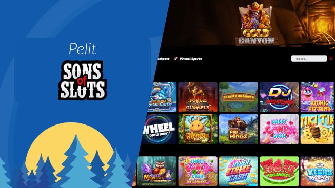 Sons of Slots Casino pelit Sons of Slots pelit
