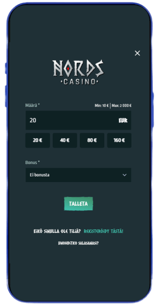 Nords Casino talletus Nords Casino talletus