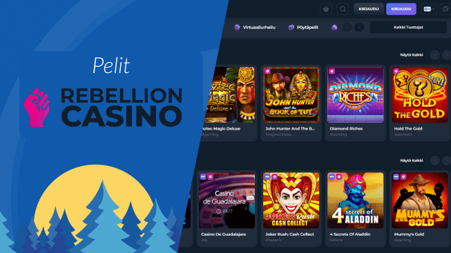 Rebellion Casino pelit Rebellion Casino pelit