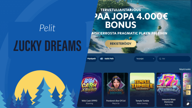 Lucky Dreams Casino pelit Lucky Dreams Casino pelit