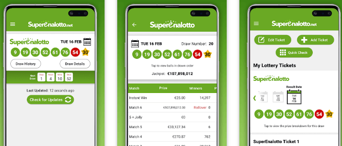 SuperEnalotto app SuperEnalotto app