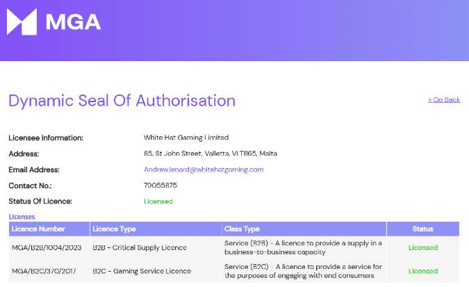 Slotsi Casinon MGA-lisenssi Slotsi Casinon MGA-lisenssi