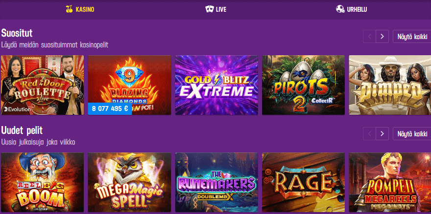 LuckyCasino pelit LuckyCasino pelit