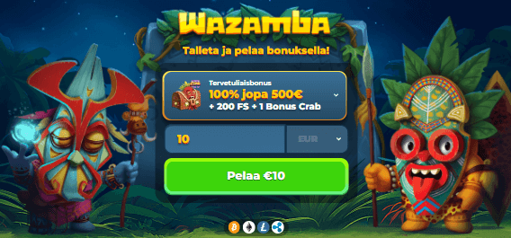 Wazamba Casino talletus Wazamba Casino talletus
