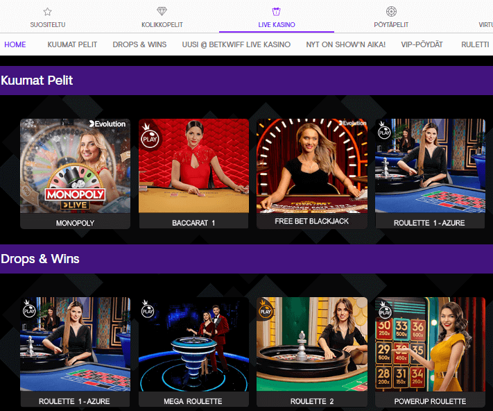 Betkwiff Casino live pelit Betkwiff Casino live pelit