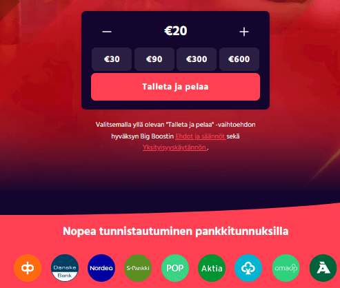 Big Boost Casino talletus Big Boost Casino talletus