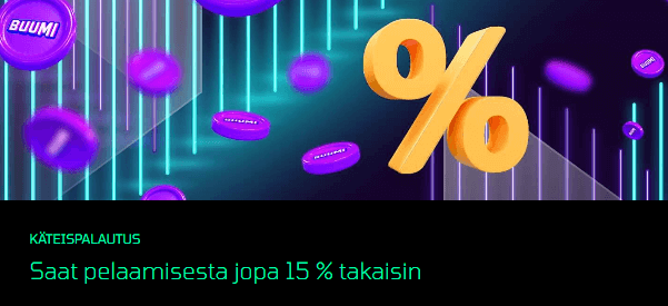 Buumi Casino käteispalautus Buumi Casino käteispalautus