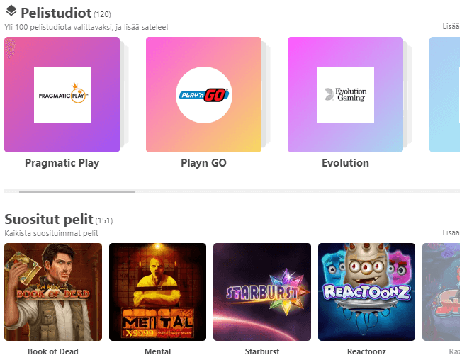 Dreamz Casino pelit Dreamz Casino pelit