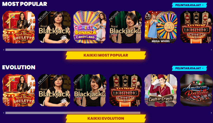 Lightning Casino live pelit Lightning Casino live pelit