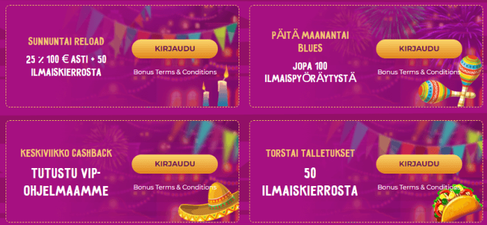 Slotvibe Casino tarjoukset Slotvibe Casino tarjoukset