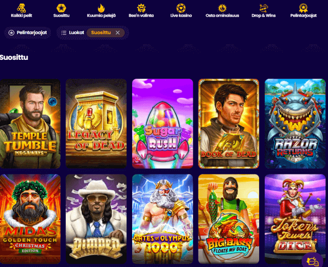 Wazbee Casino pelit Wazbee Casino pelit