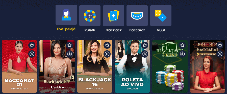 BetCoco Casino live pelit BetCoco Casino live pelit
