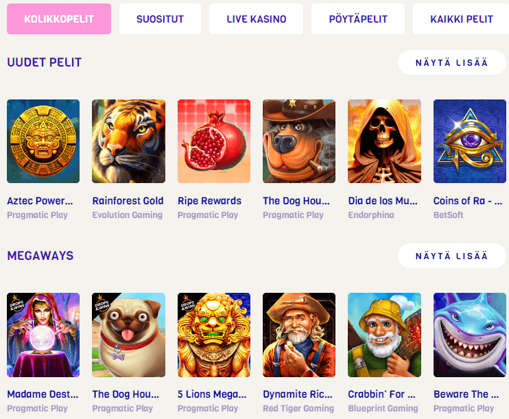 Lysti Casino pelit Lysti Casino pelit