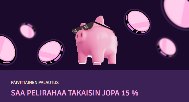 Possu Casino päivittäinen palautus Possu Casino päivittäinen palautus