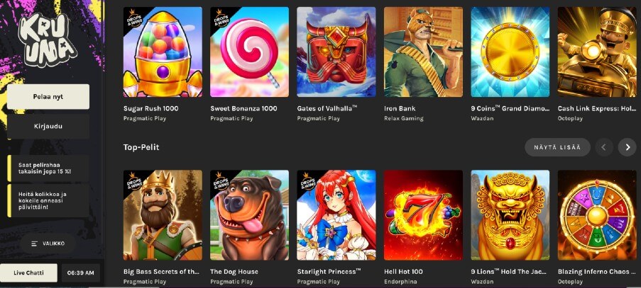 Kruuna Casino pelit Kruuna Casino pelit