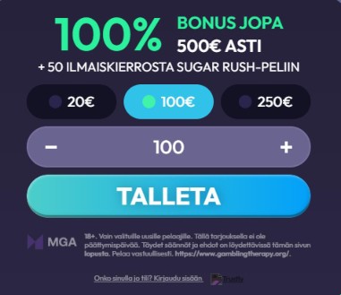Saletti Kasino rahansiirrot Saletti Kasino rahansiirrot