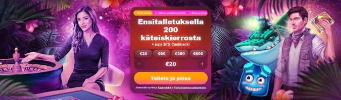 Paratiisi Kasino bonus Paratiisi Kasino bonus