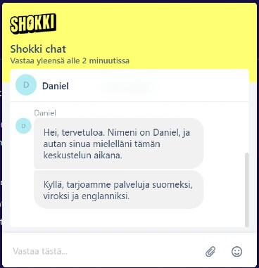 Shokki Casino asiakaspalvelu Shokki Casino asiakaspalvelu