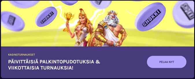 Shokki Casino kasinoturnaukset Shokki Casino kasinoturnaukset