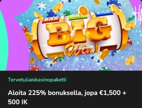 TiktakBet Casino bonus on 1500€ ja 500 ilmaiskierroksen paketti. TiktakBet Casino bonus on 1500€ ja 500 ilmaiskierroksen paketti.