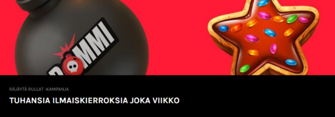 Räjäytä rullat – Pommi Casinon ilmainen etuus Räjäytä rullat – Pommi Casinon ilmainen etuus