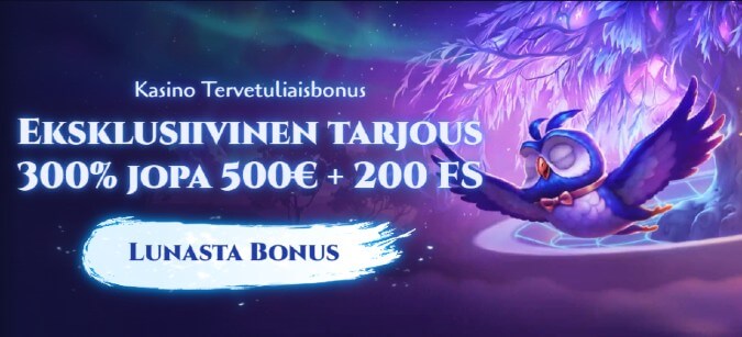 Spinight eksklusiivinen bonus Spinight eksklusiivinen bonus