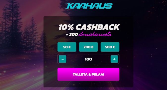 Kaahaus Kasino talletus Kaahaus Kasino talletus