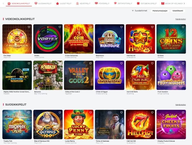 RealSpin Casino pelit RealSpin Casino pelit