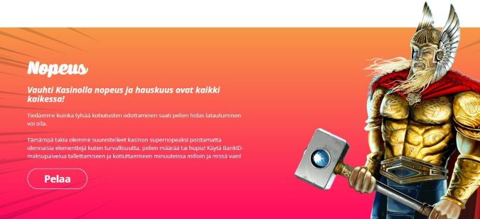 Vauhti Kasinon käytettävyys Vauhti Kasinon käytettävyys