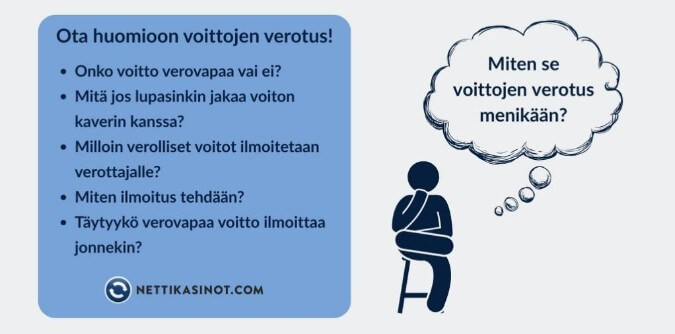 Jackpot-voittojen verotus – mitä minun tulee tietää Jackpot-voittojen verotus – mitä minun tulee tietää