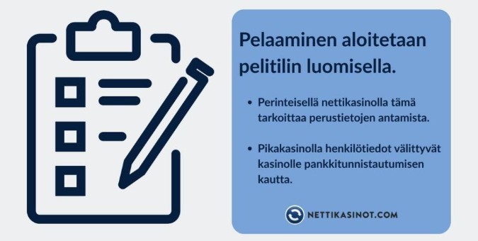 Mitä tietoja kasino pyytää rekisteröitymisen yhteydessä Mitä tietoja kasino pyytää rekisteröitymisen yhteydessä