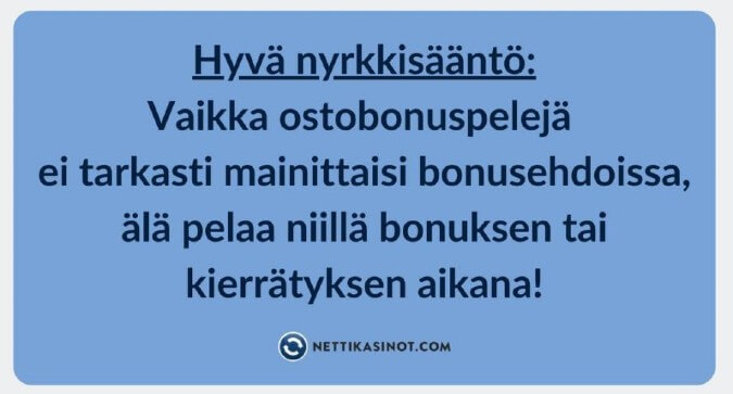 Ostobonuspelit Ostobonuspelit