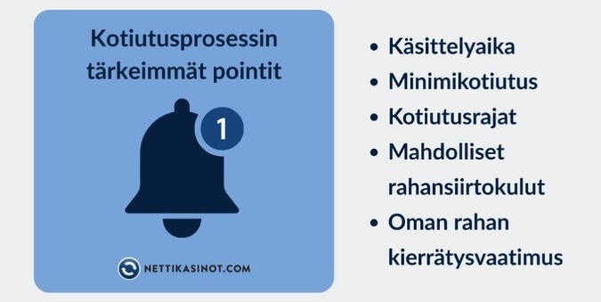 Ota selvää, miten nettikasino hoitaa kotiutukset Ota selvää, miten nettikasino hoitaa kotiutukset