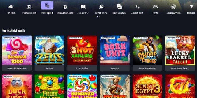 Winsane Casino pelit Winsane Casino pelit