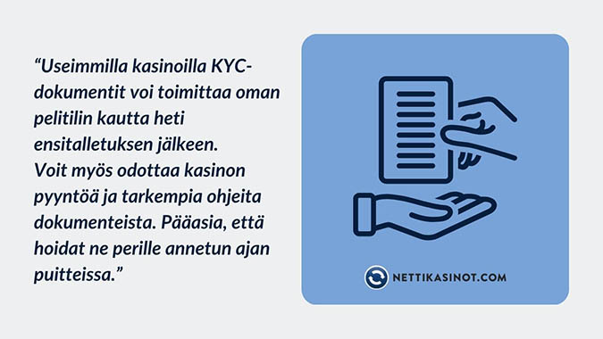 Hoida-KYC-dokumentit-kasinolle-nopeasti-jotta-kotiutukset-sujuvat-joutuisasti Hoida KYC-dokumentit kasinolle nopeasti, jotta kotiutukset sujuvat joutuisasti
